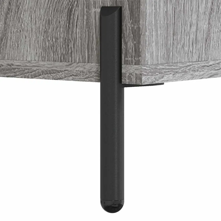 Tables de chevet 2 pcs sonoma gris 40x40x50cm bois d'ingénierie - 12