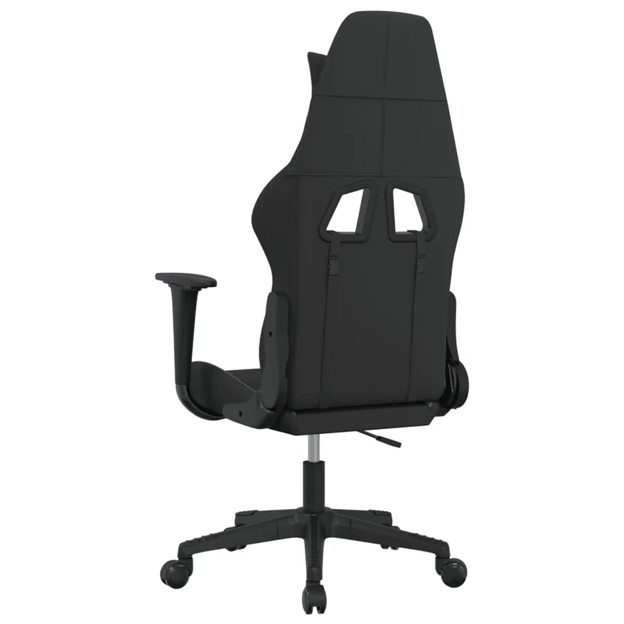 Chaise de jeu Noir et bleu Tissu - 5