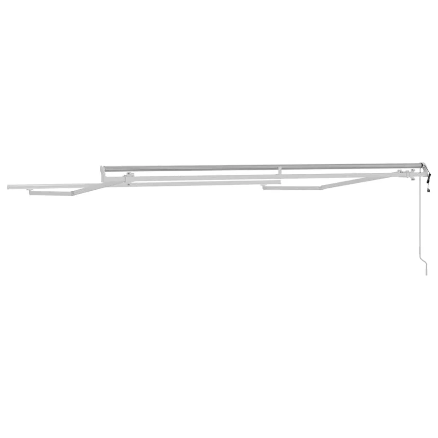 Cadre d'auvent Blanc 350 x 250 cm Aluminium - 6