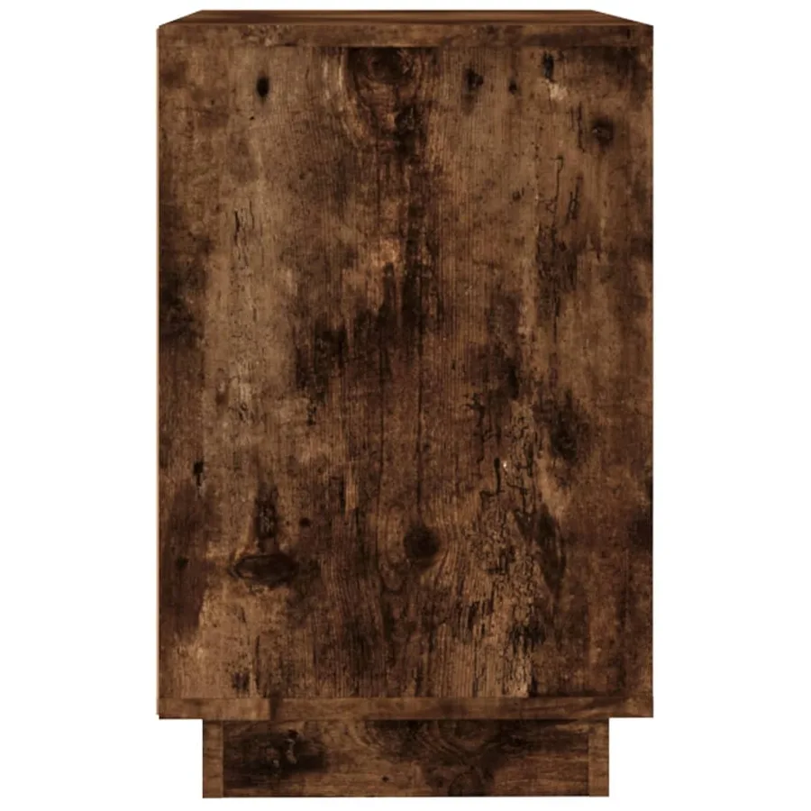 Buffet chêne fumé 102x35x60 cm bois d'ingénierie - 7