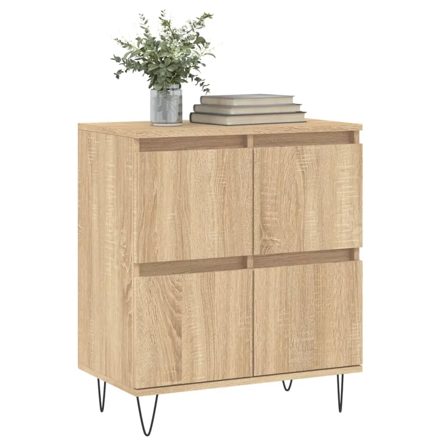Buffet Chêne sonoma 60x35x70 cm Bois d'ingénierie - 3