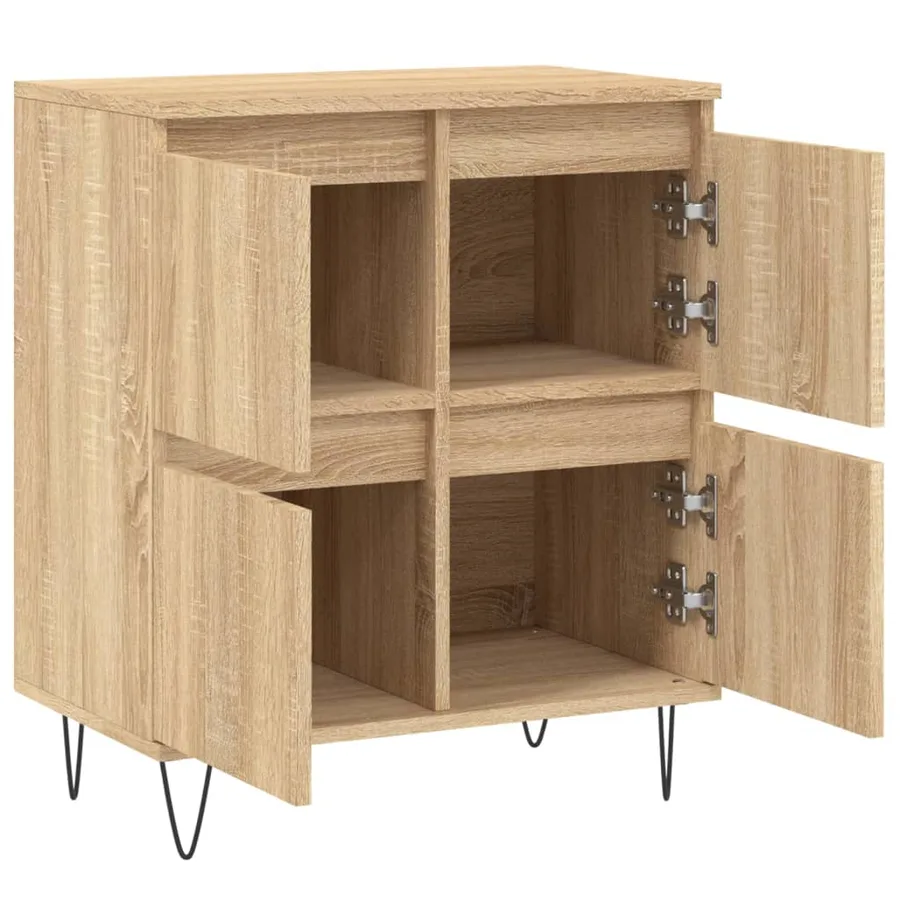 Buffet Chêne sonoma 60x35x70 cm Bois d'ingénierie - 6