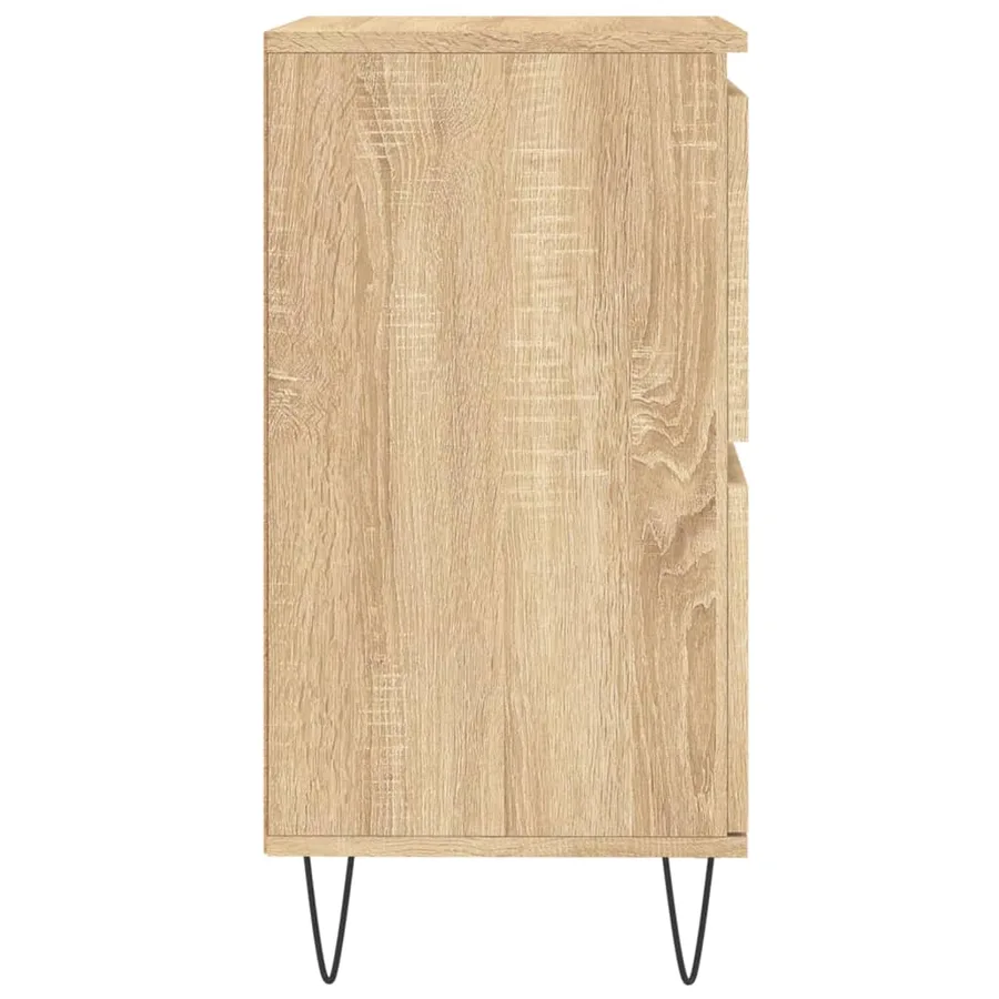 Buffet Chêne sonoma 60x35x70 cm Bois d'ingénierie - 7