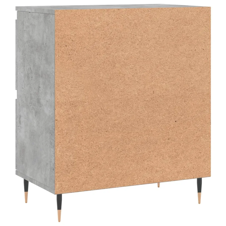 Buffet Gris béton 60x35x70 cm Bois d'ingénierie - 8