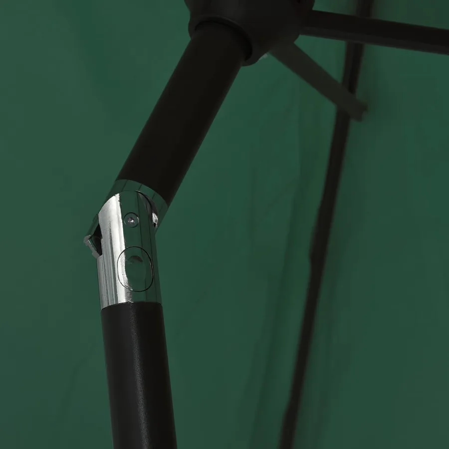 Parasol Vert 200x224 cm Aluminium - 6