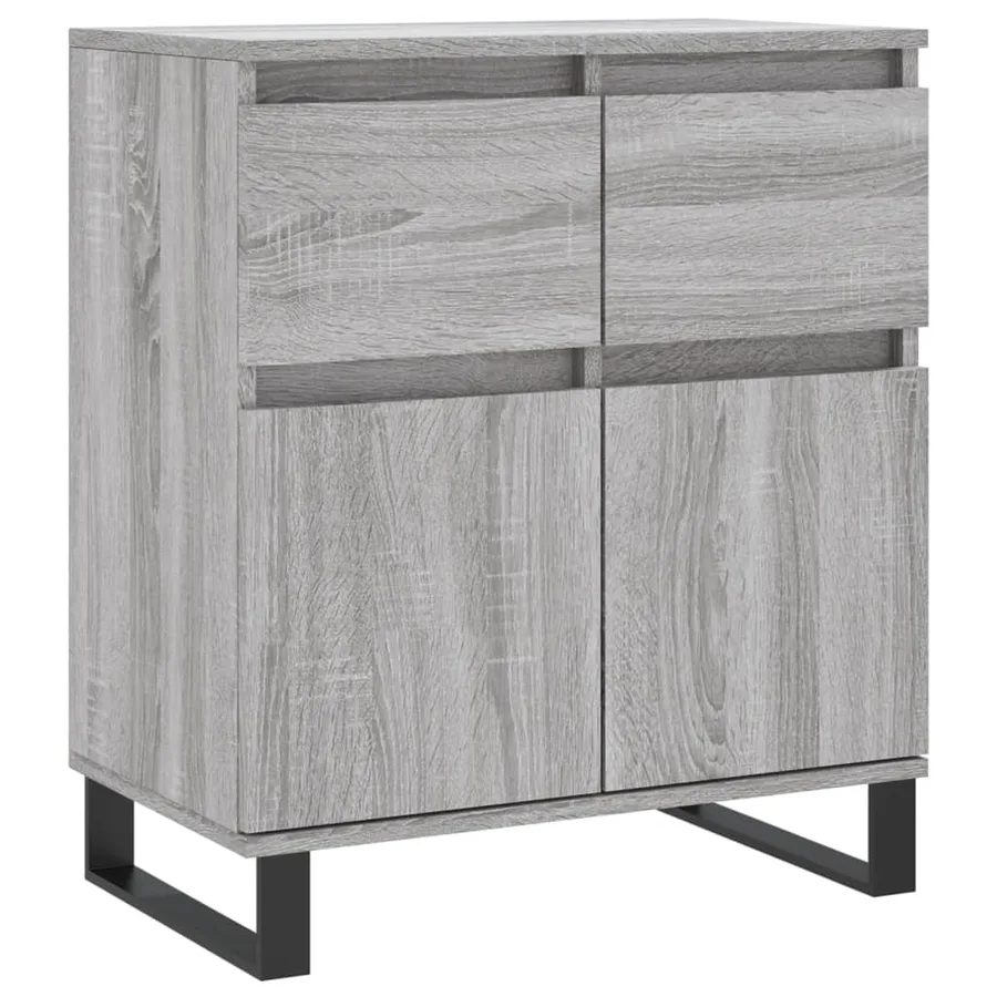 Buffet Sonoma gris 60x35x70 cm Bois d'ingénierie - 2