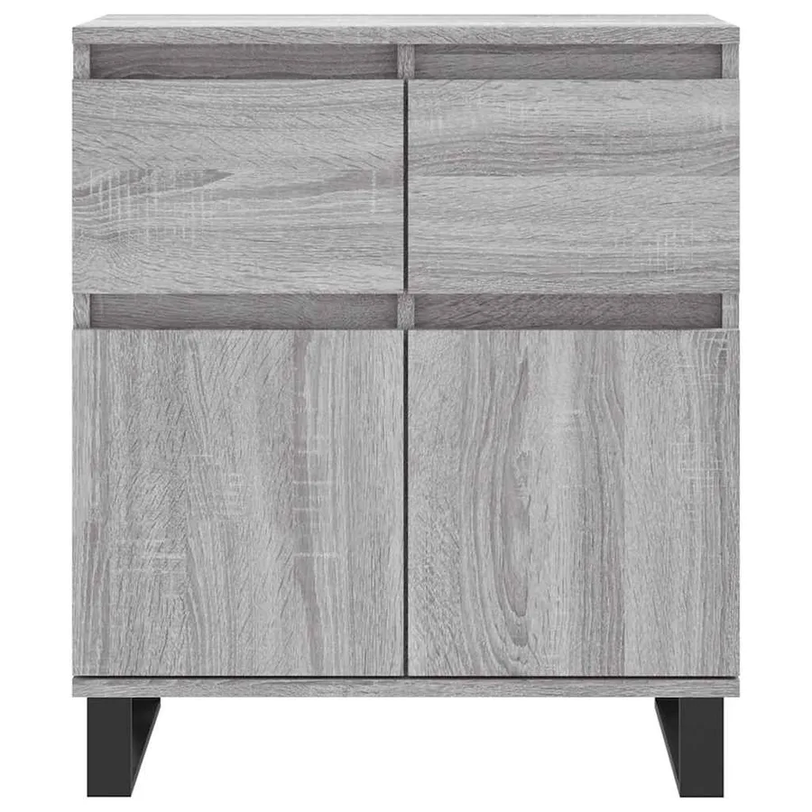 Buffet Sonoma gris 60x35x70 cm Bois d'ingénierie - 5