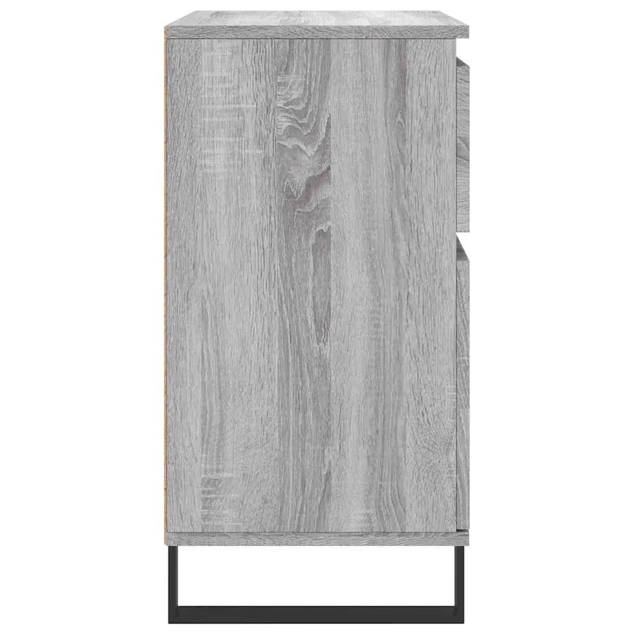 Buffet Sonoma gris 60x35x70 cm Bois d'ingénierie - 7