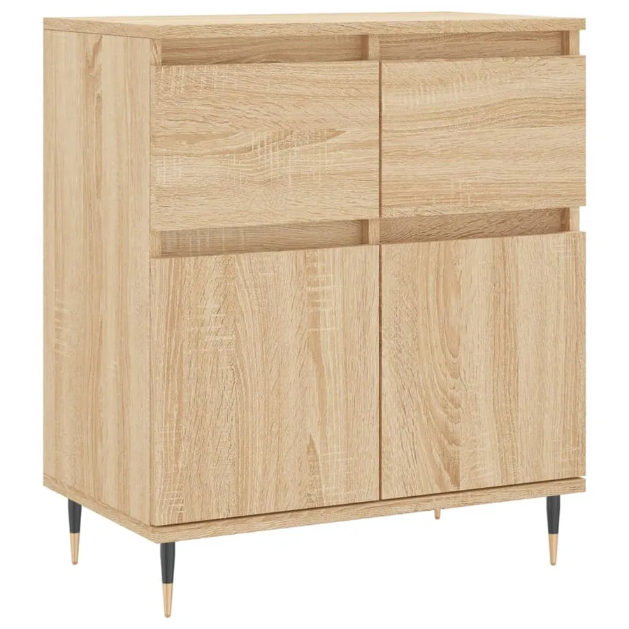 Buffet Chêne sonoma 60x35x70 cm Bois d'ingénierie - 2