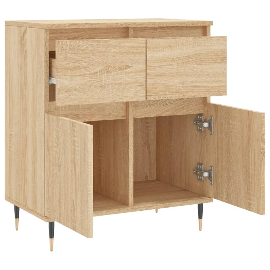 Buffet Chêne sonoma 60x35x70 cm Bois d'ingénierie - 6
