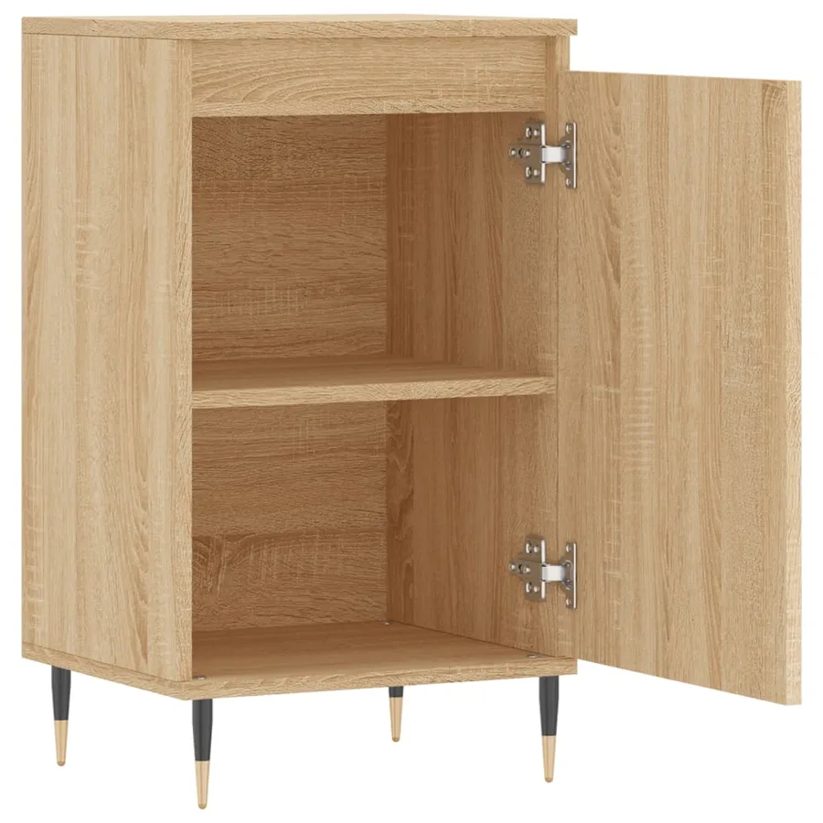 Buffet chêne sonoma 40x35x70 cm bois d'ingénierie - 4