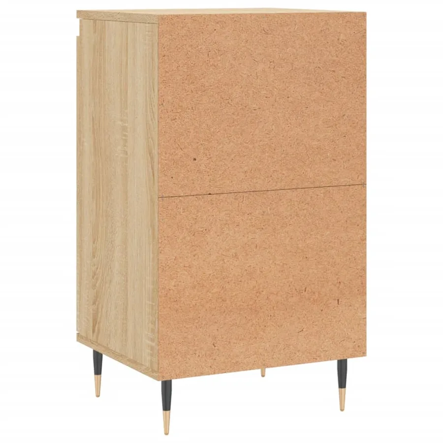 Buffet chêne sonoma 40x35x70 cm bois d'ingénierie - 5