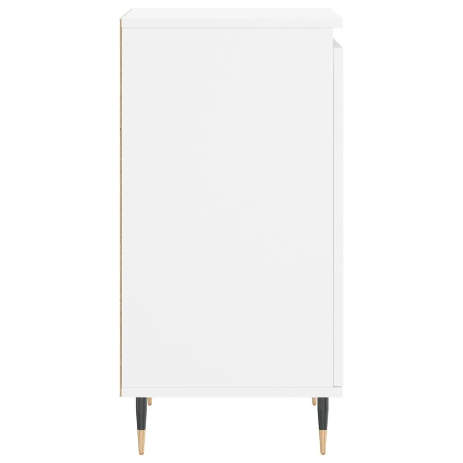 Buffets 2 pcs blanc 40x35x70 cm bois d’ingénierie - 8