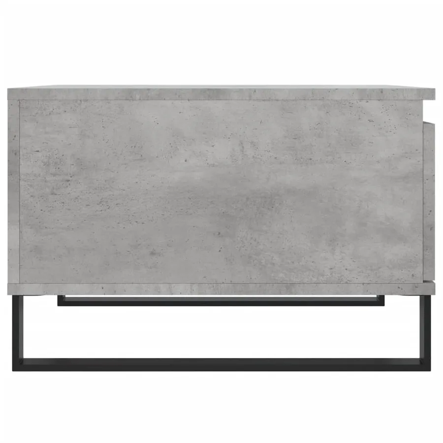 Table basse gris béton 55x55x36,5 cm bois d'ingénierie - 7