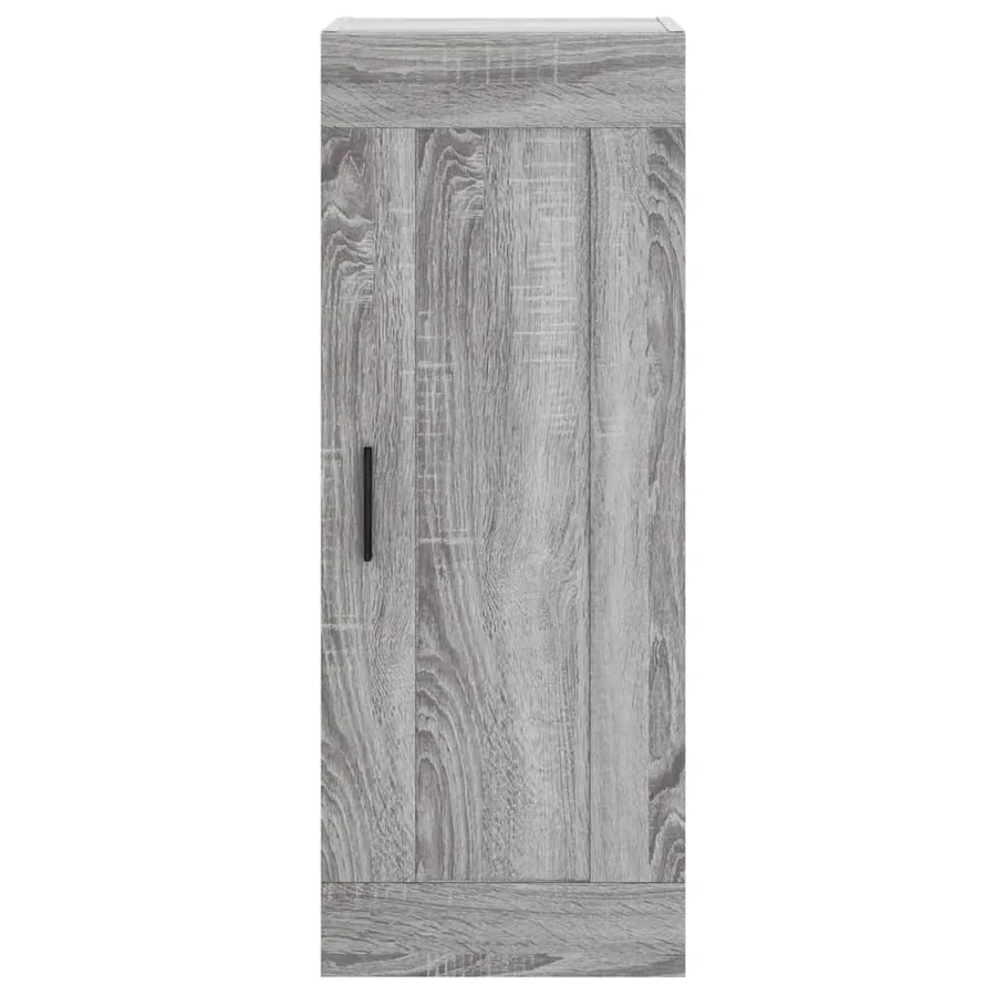 Armoire murale sonoma gris 34,5x34x90 cm bois d'ingénierie - 6