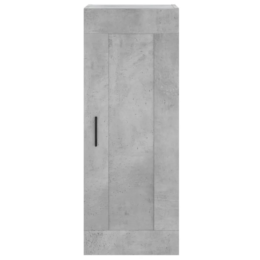 Armoire murale gris béton 34,5x34x90 cm bois d'ingénierie - 6