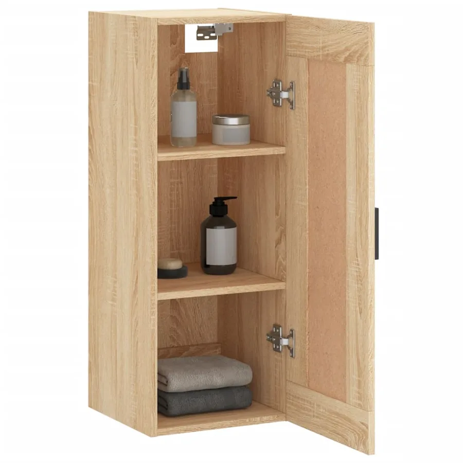 Armoire murale chêne sonoma 34,5x34x90 cm bois d'ingénierie - 5