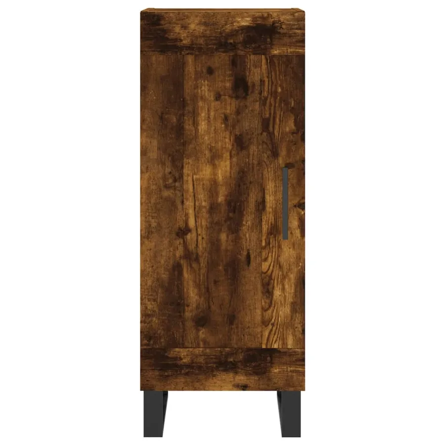 Buffet Chêne fumé 34,5x34x90 cm Bois d'ingénierie - 5