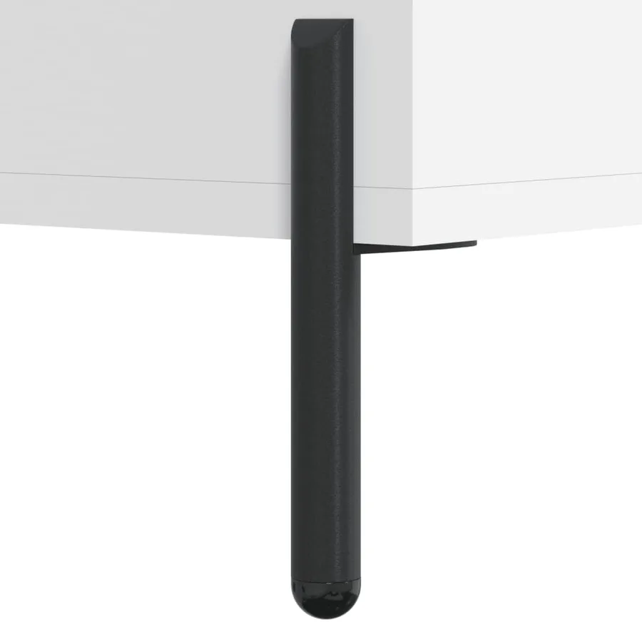 Buffet blanc 34,5x34x90 cm bois d'ingénierie - 11