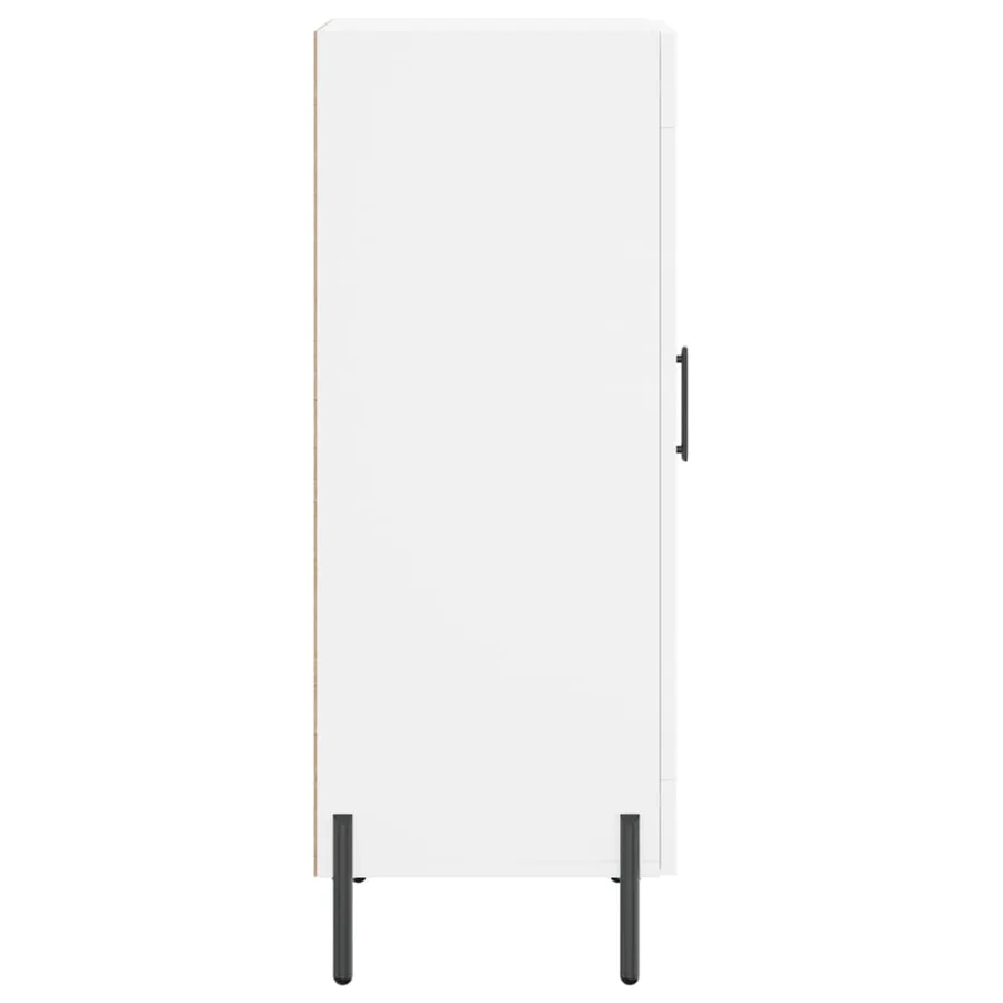Buffet blanc 34,5x34x90 cm bois d'ingénierie - 7