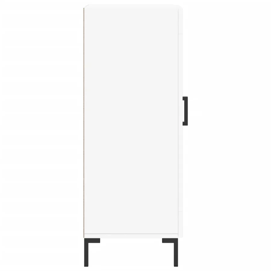 Buffet blanc 34,5x34x90 cm bois d'ingénierie - 7
