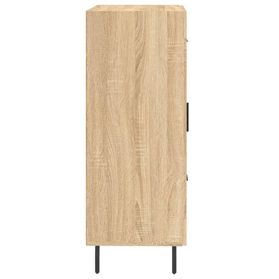 Buffet chêne sonoma 69,5x34x90 cm bois d'ingénierie - 7