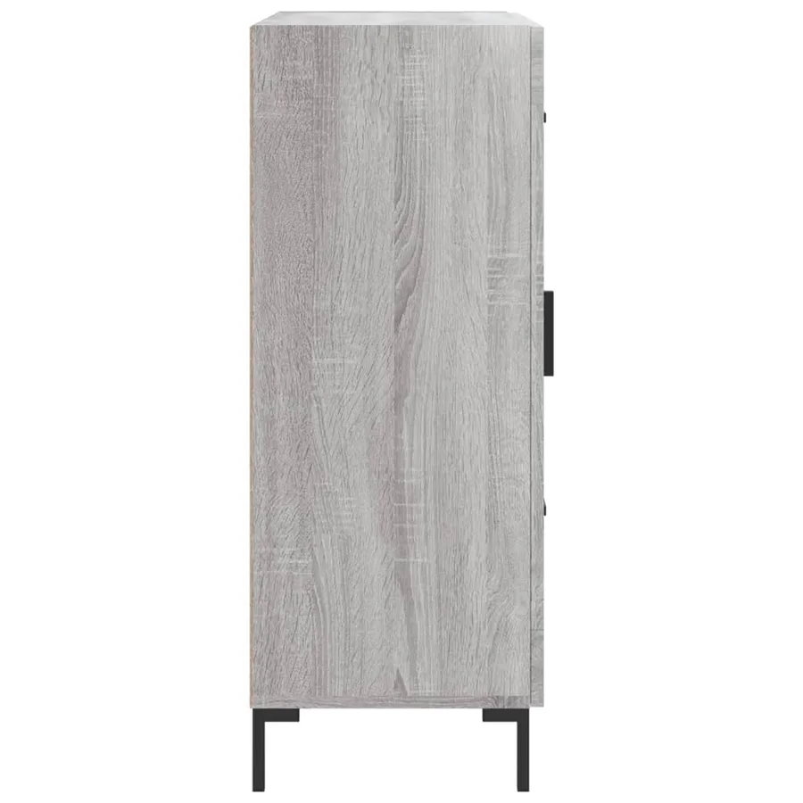 Buffet sonoma gris 69,5x34x90 cm bois d'ingénierie - 7