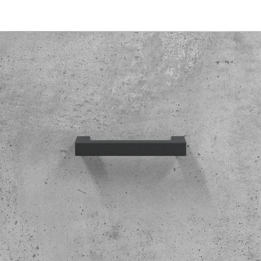 Buffet gris béton 69,5x34x90 cm bois d'ingénierie - 11