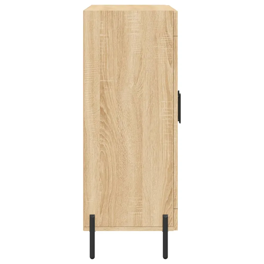 Buffet chêne sonoma 69,5x34x90 cm bois d'ingénierie - 7