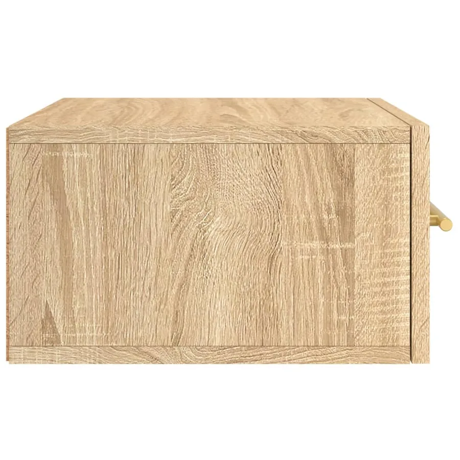 Tables de chevet murales 2 pcs chêne sonoma 35x35x20 cm - 8