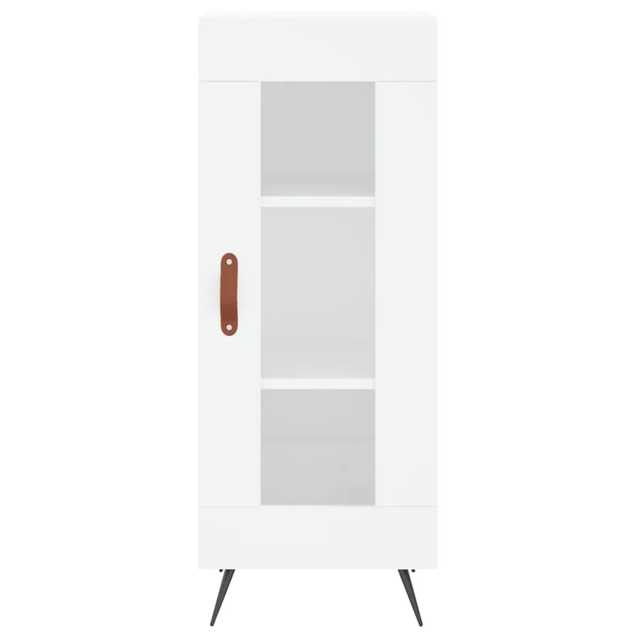 Buffet blanc 34,5x34x90 cm bois d'ingénierie - 5