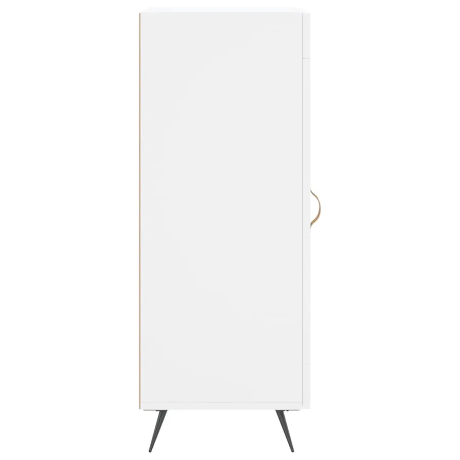 Buffet blanc 34,5x34x90 cm bois d'ingénierie - 7