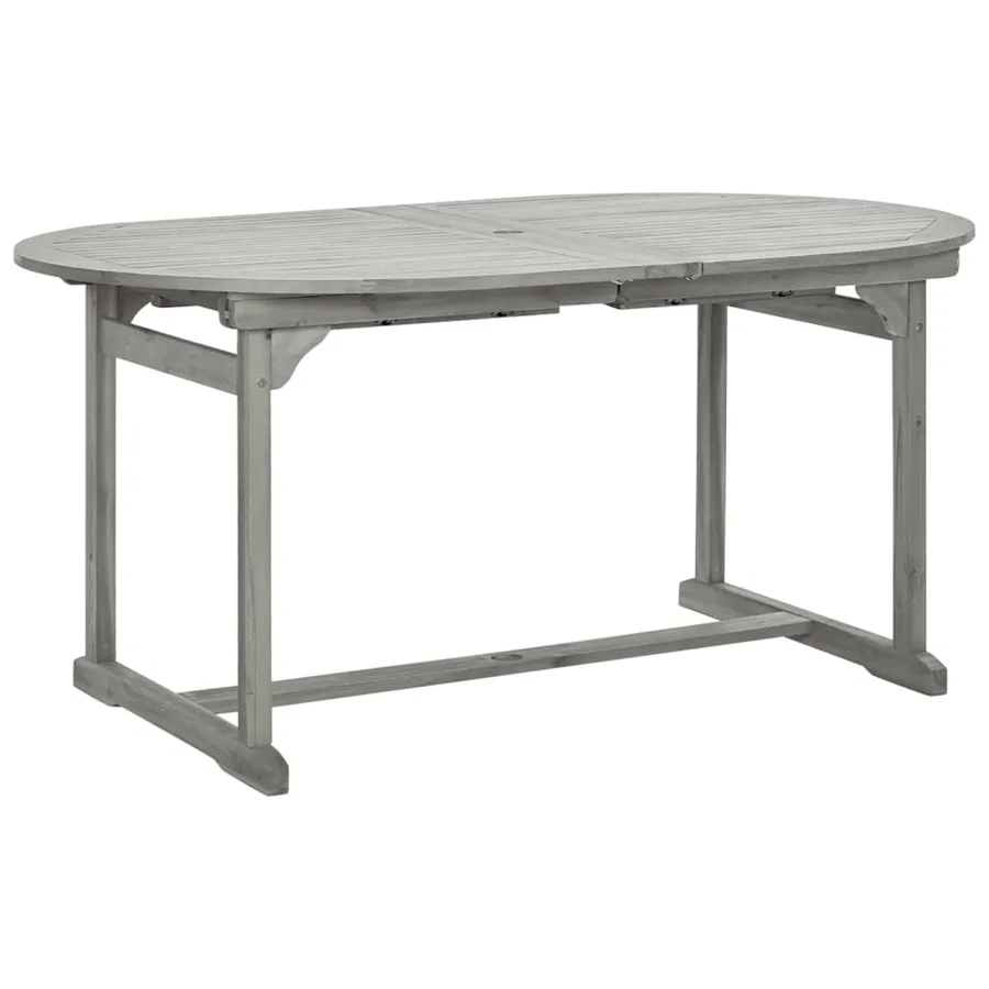 Ensemble à manger de jardin 9 pcs bois d'acacia solide - 6