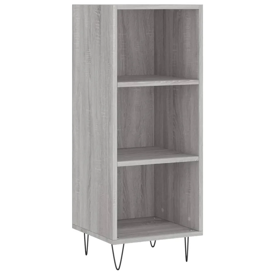 Buffet sonoma gris 34,5x32,5x90 cm bois d'ingénierie - 2