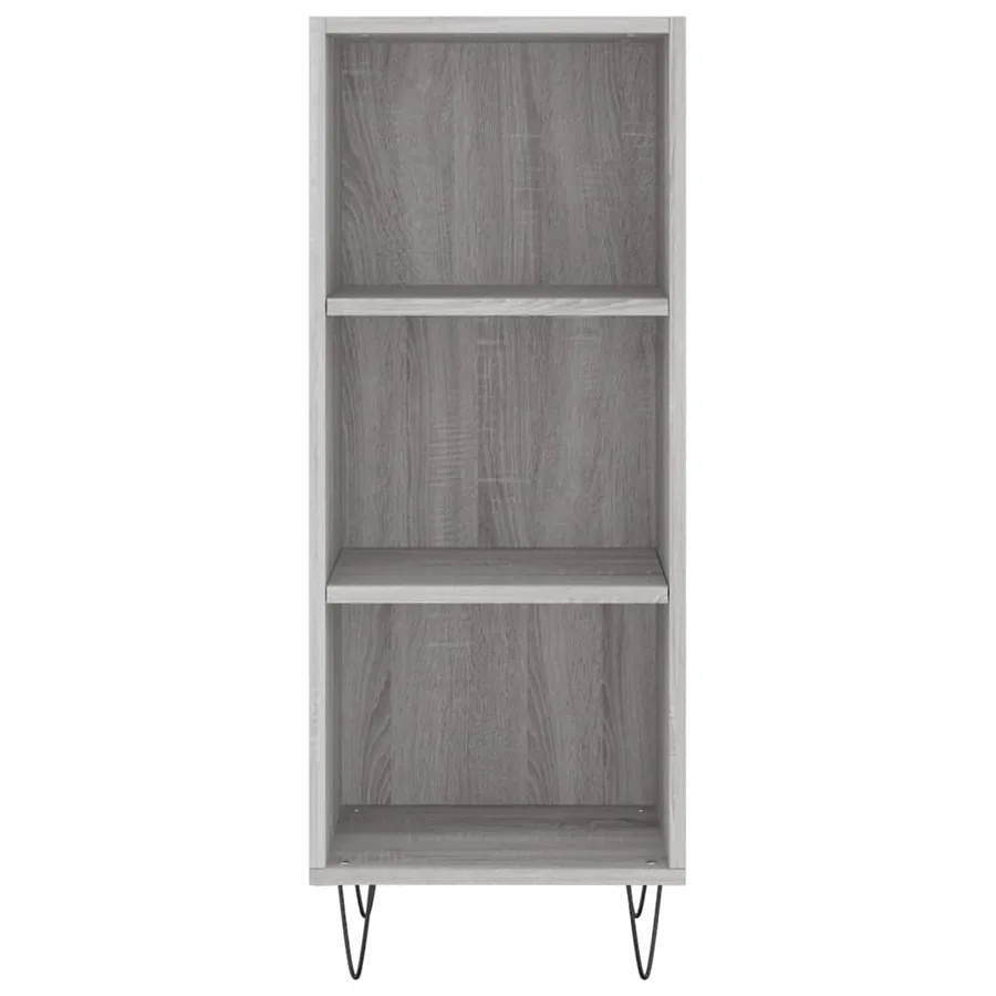 Buffet sonoma gris 34,5x32,5x90 cm bois d'ingénierie - 4