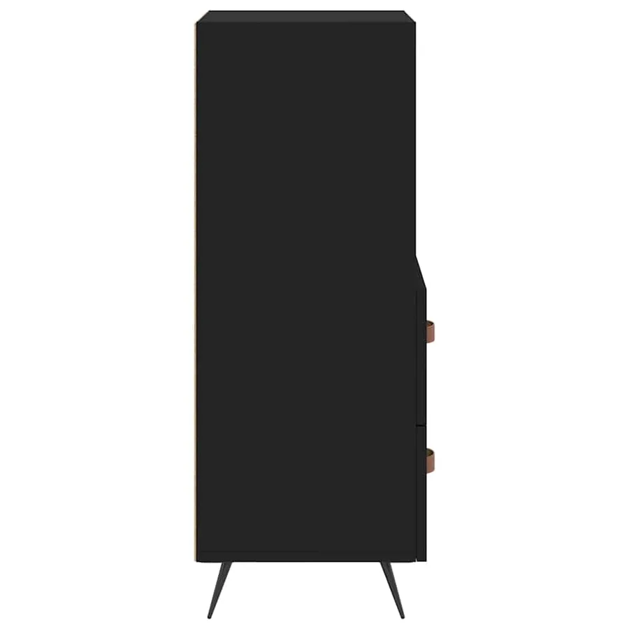 Buffet Noir 34,5x34x90 cm Bois d'ingénierie - 7