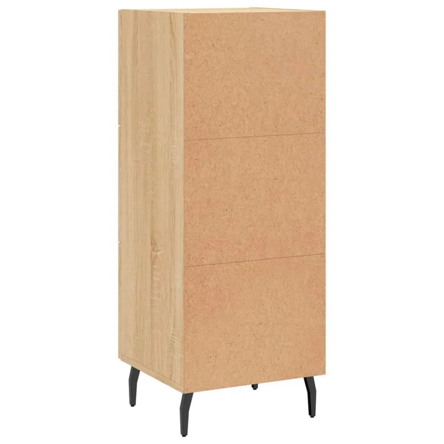 Buffet Chêne sonoma 34,5x34x90 cm Bois d'ingénierie - 8