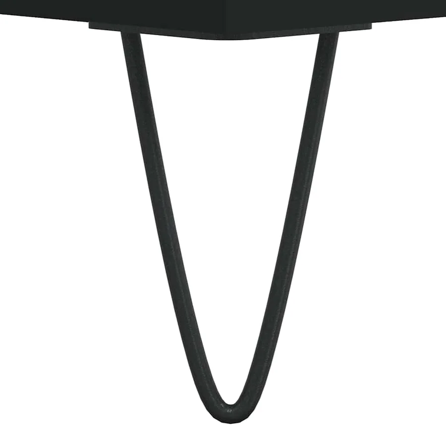 Buffet Noir 34,5x34x90 cm Bois d'ingénierie - 11
