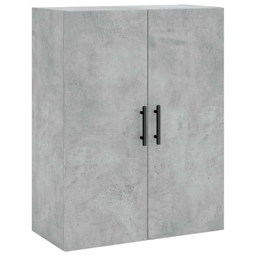 Armoire murale gris béton 69,5x34x90 cm - 2