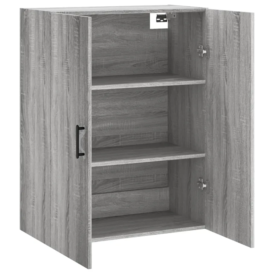 Armoire murale sonoma gris 69,5x34x90 cm - 6