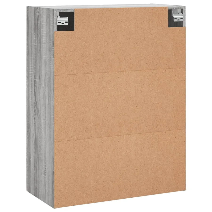 Armoire murale sonoma gris 69,5x34x90 cm - 9