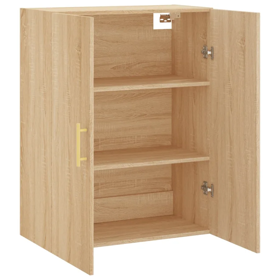 Armoire murale chêne sonoma 69,5x34x90 cm - 6