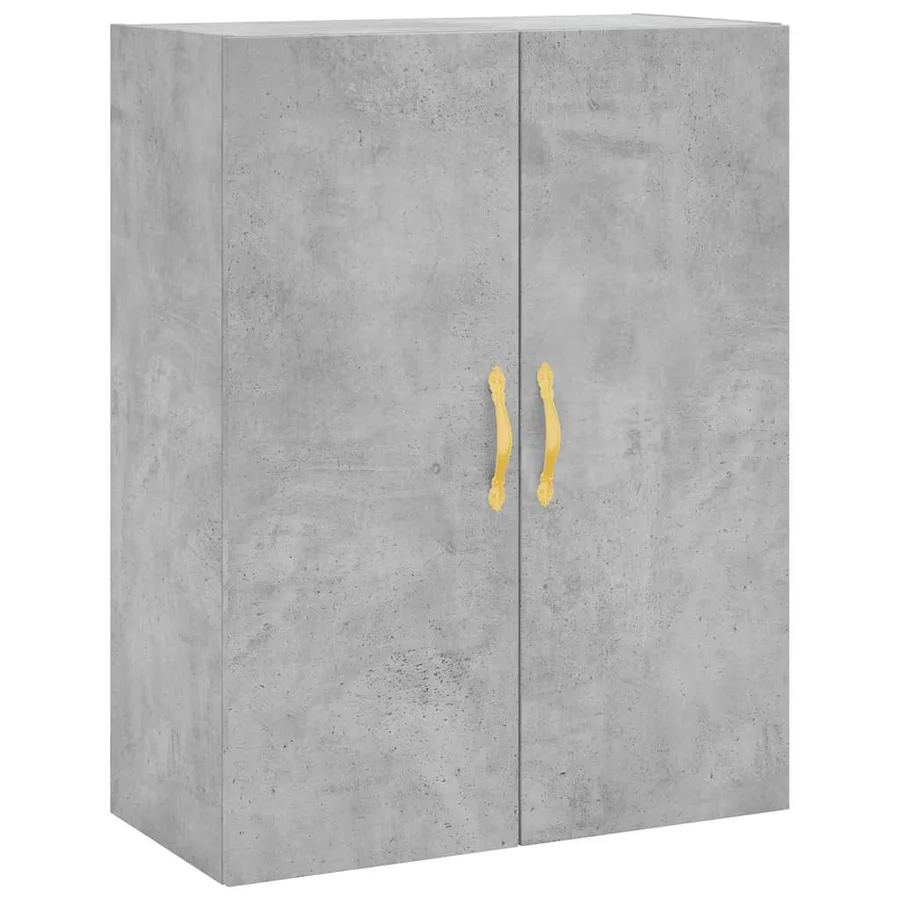 Armoire murale gris béton 69,5x34x90 cm - 2