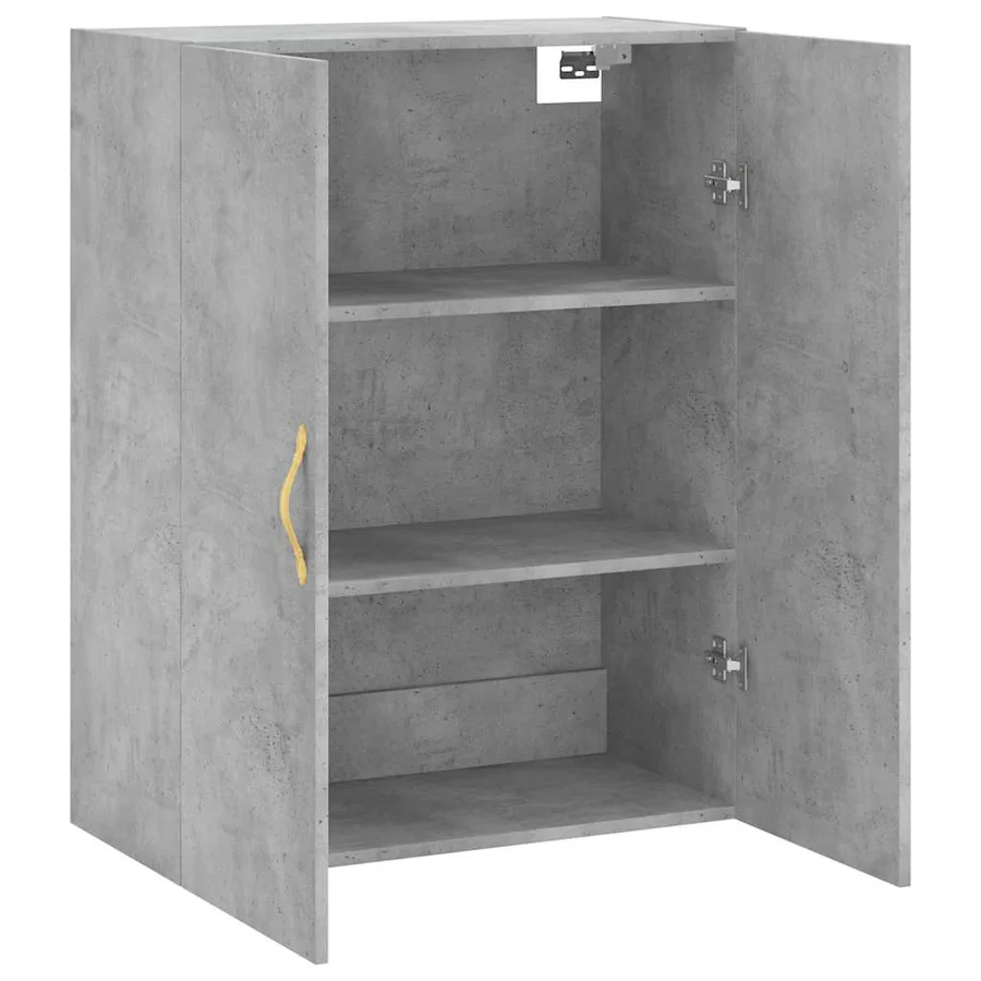Armoire murale gris béton 69,5x34x90 cm - 6