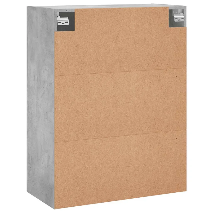Armoire murale gris béton 69,5x34x90 cm - 9