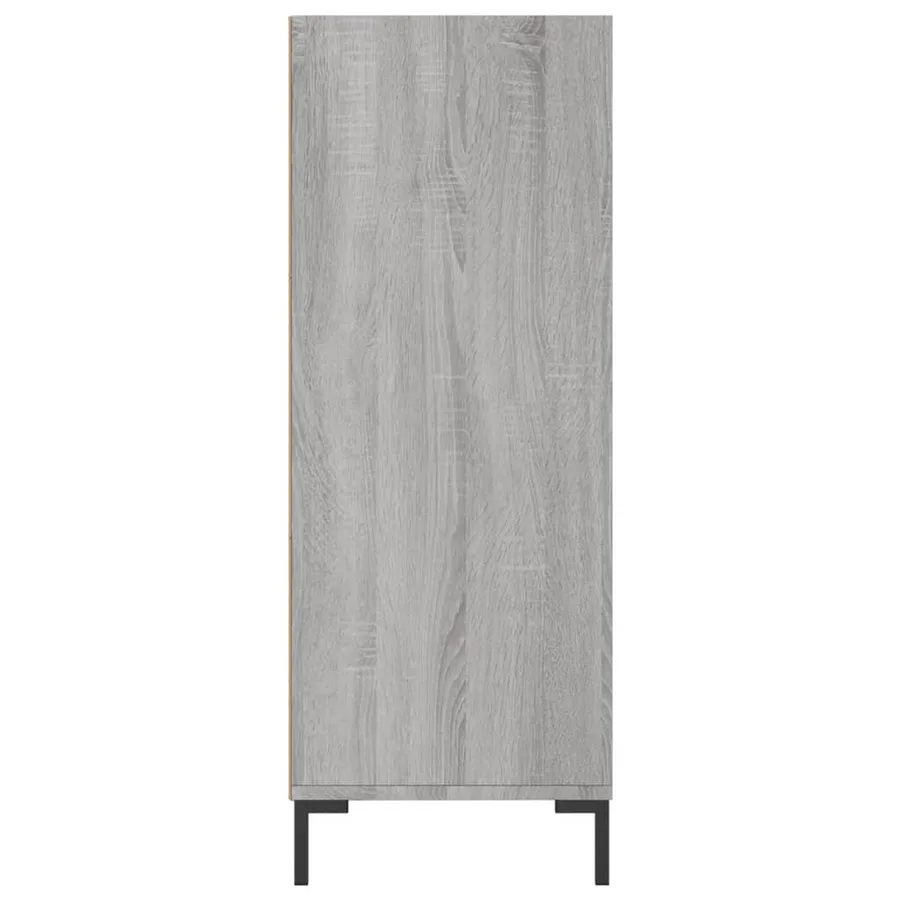 Bibliothèque sonoma gris 69,5x32,5x90 cm bois d'ingénierie - 5
