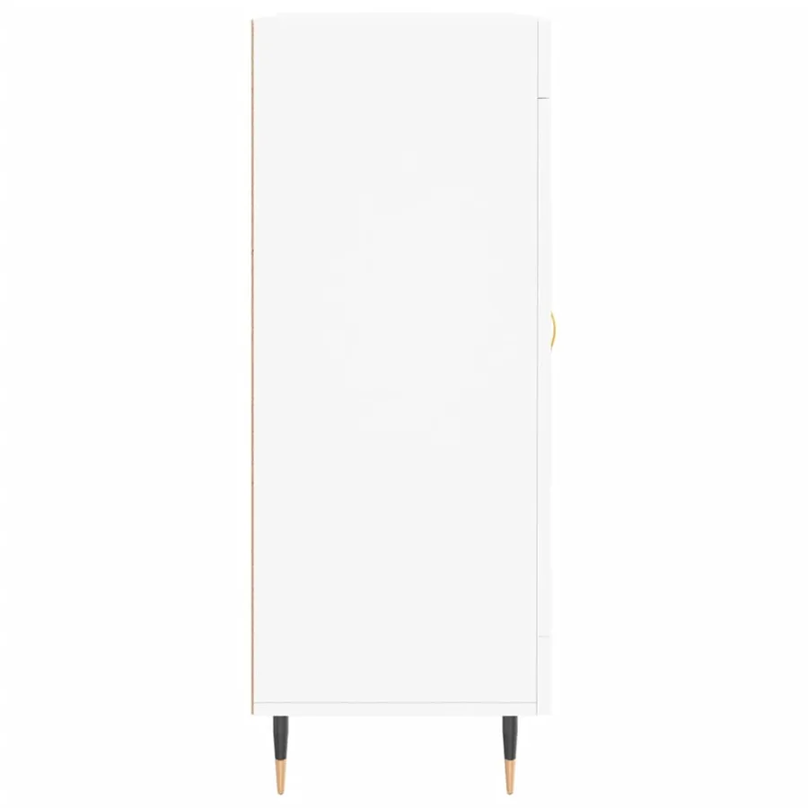 Buffet blanc 69,5x34x90 cm bois d'ingénierie - 7