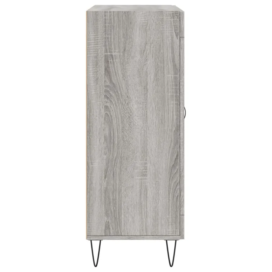 Buffet sonoma gris 69,5x34x90 cm bois d'ingénierie - 7