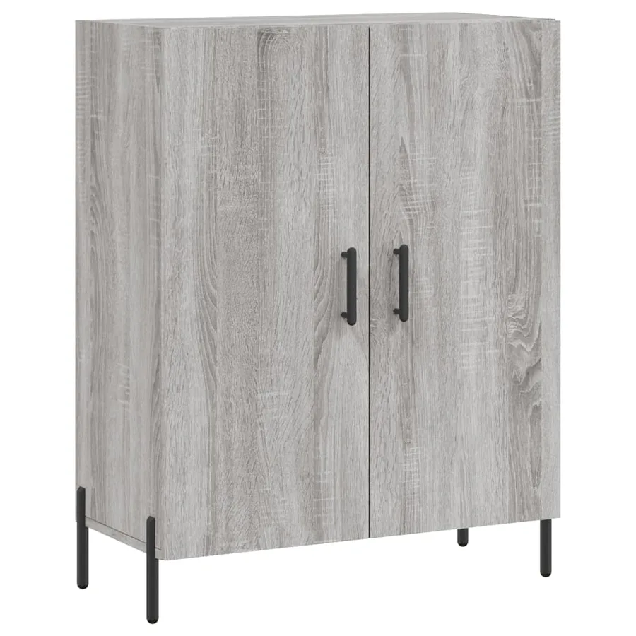 Buffet sonoma gris 69,5x34x90 cm bois d'ingénierie - 2