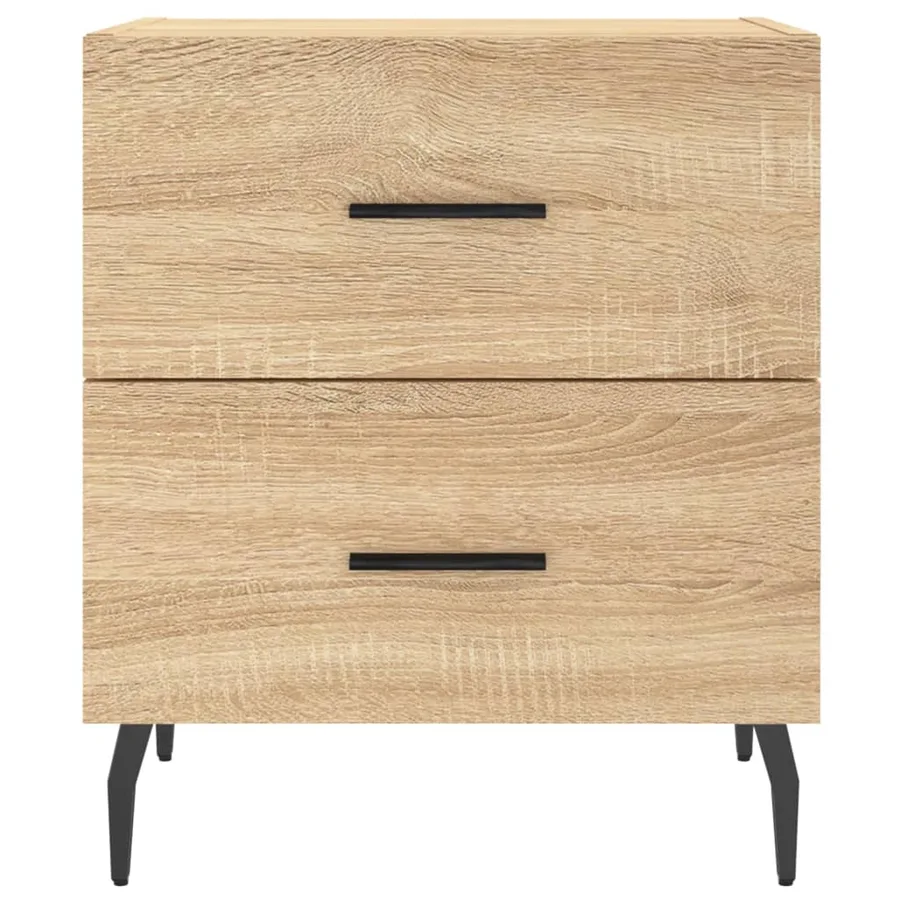 Table de chevet chêne sonoma 40x35x47,5 cm bois d’ingénierie - 6
